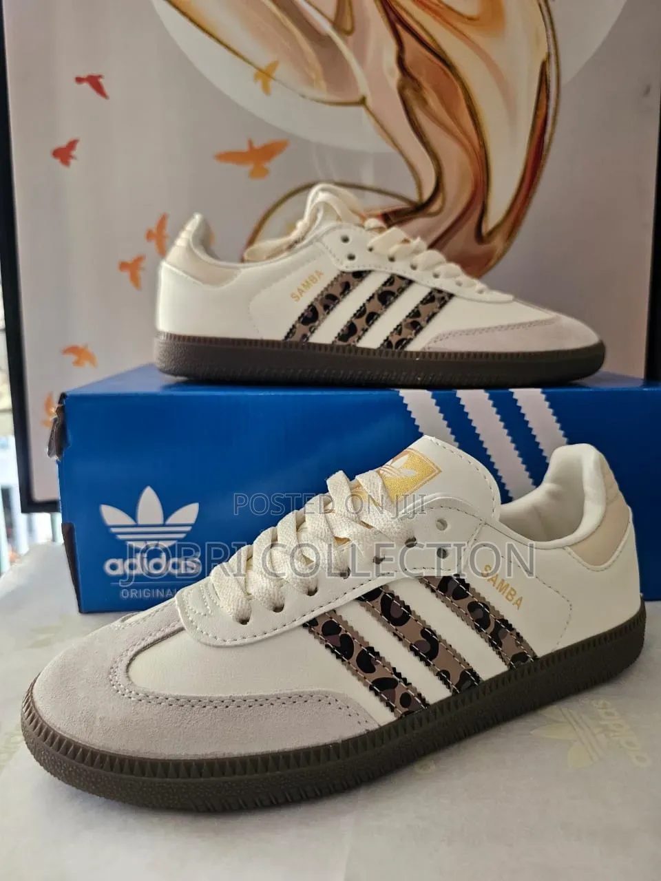 Designer Adidas Samba Leopard Sneakers