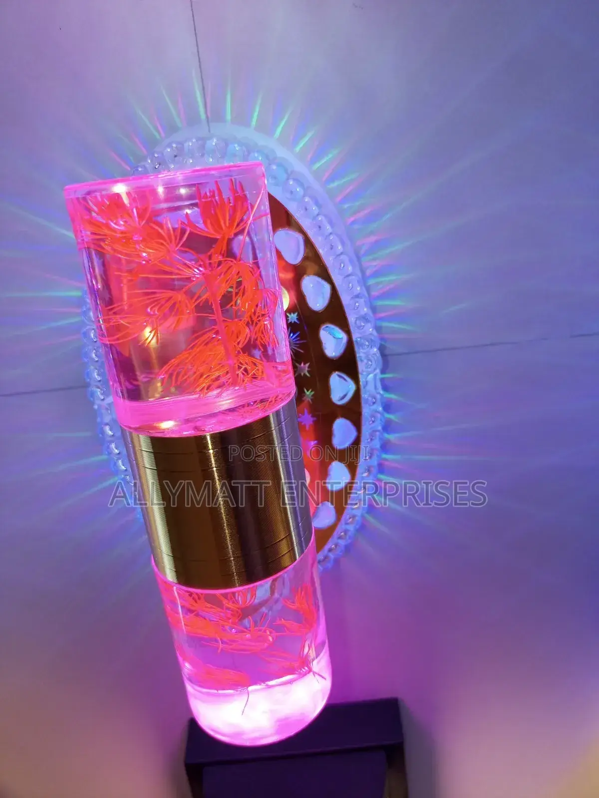 Pink Led Wall Light