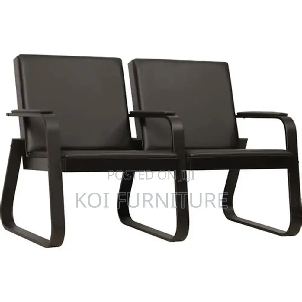 Office Sofa; 5 Seaters Executive Reception Meeting Leather Sofa Set