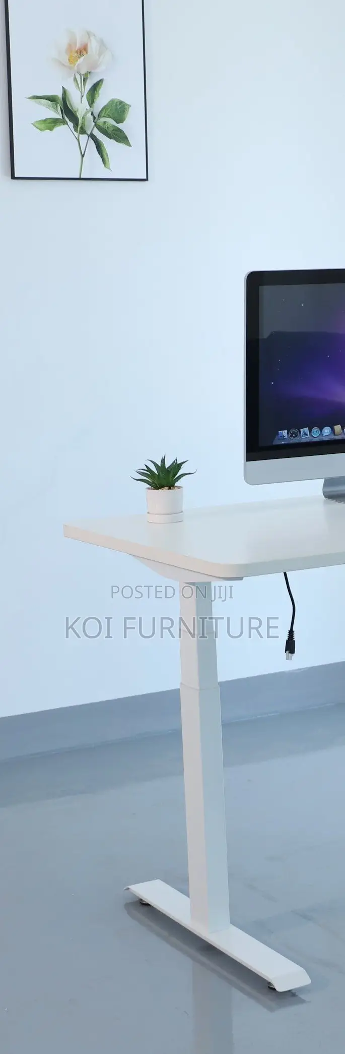 Office Desk; 1.8 Meters Electric Adjustable Home Office Desk