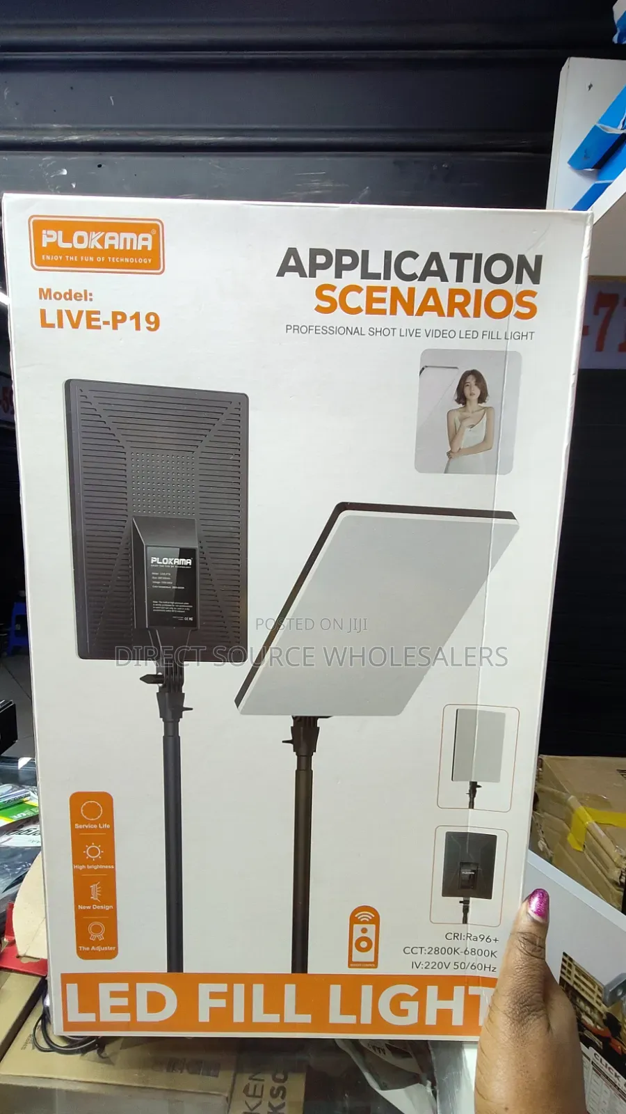 Led-19 Professional Video Light For Tiktokand Youtube Led-19 Recharge