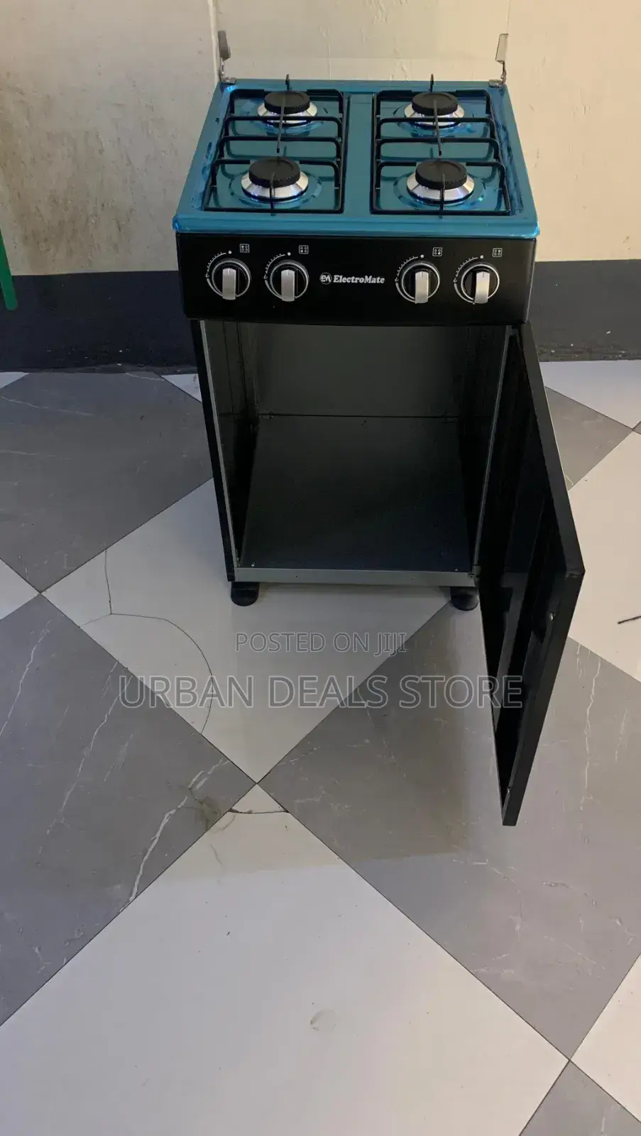 Electromate Full Gas Standing Cooker With Gas Compatiment
