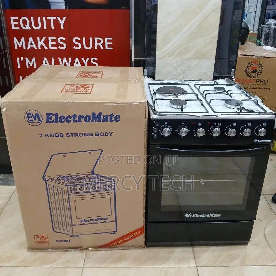 Electromate 7 Knob Strong Body Gas Cooker 50*55 3+1