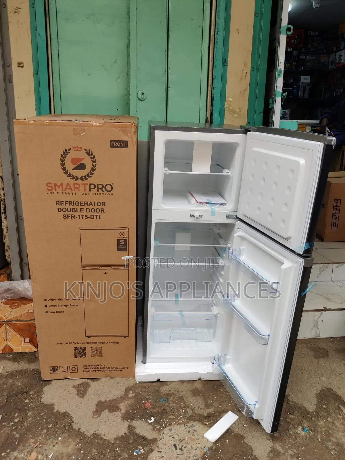 Smartpro 138lts Double Door Fridge