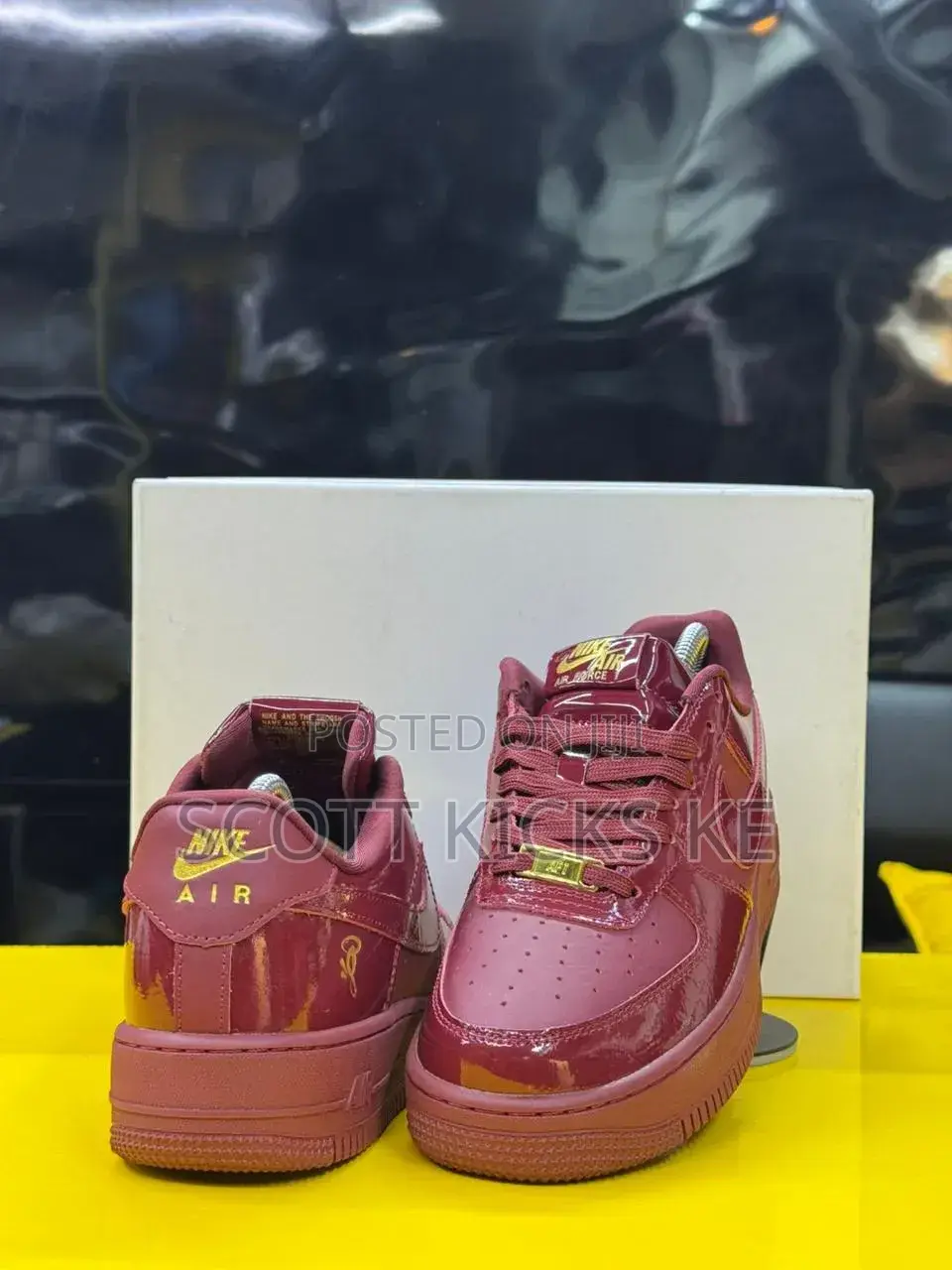 Syna Central Cee  Nike Airforce 1 
“ Dark Beetroot ”