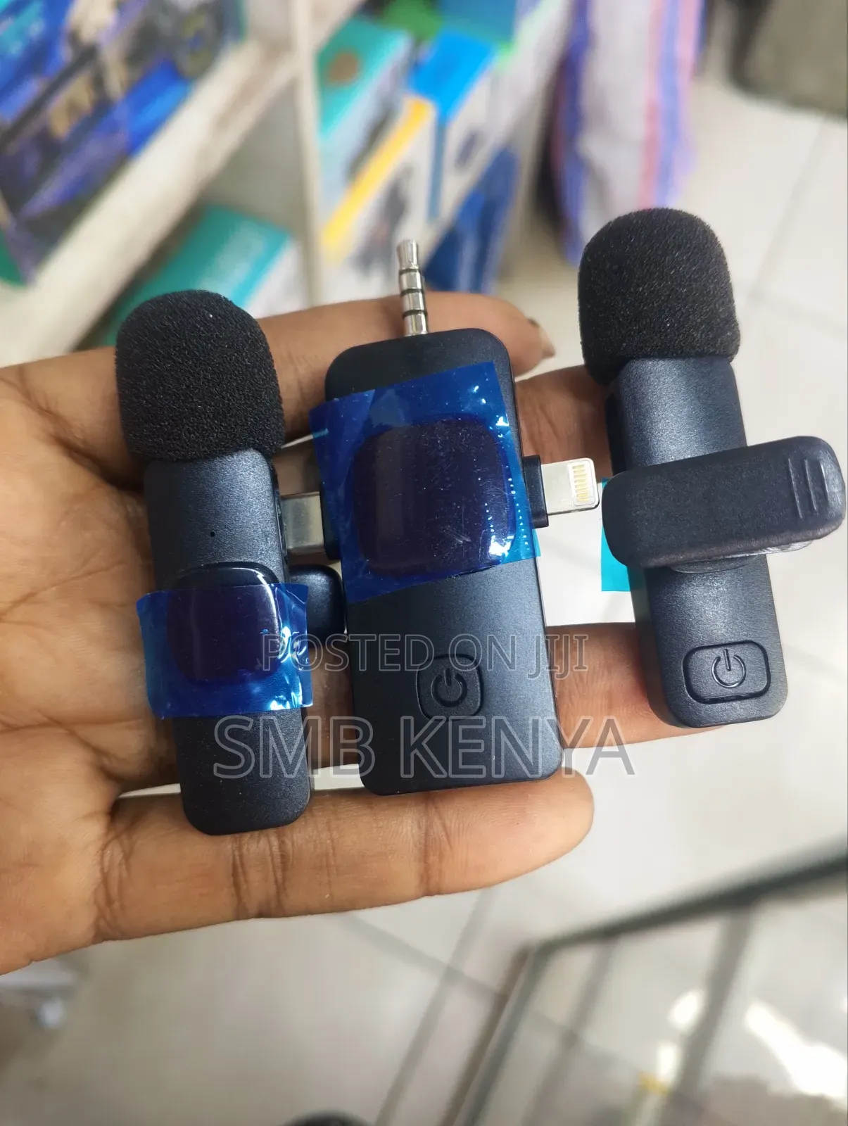 3in1 Wireless Microphone, Type C, iPhone, Aux Jack