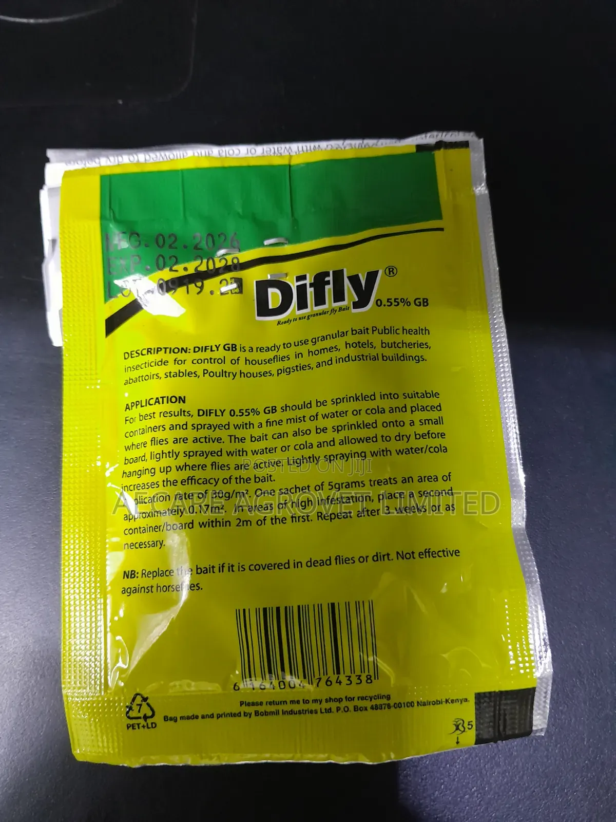 Difly Granular Fly Bait 0.55% Gb. 5grams