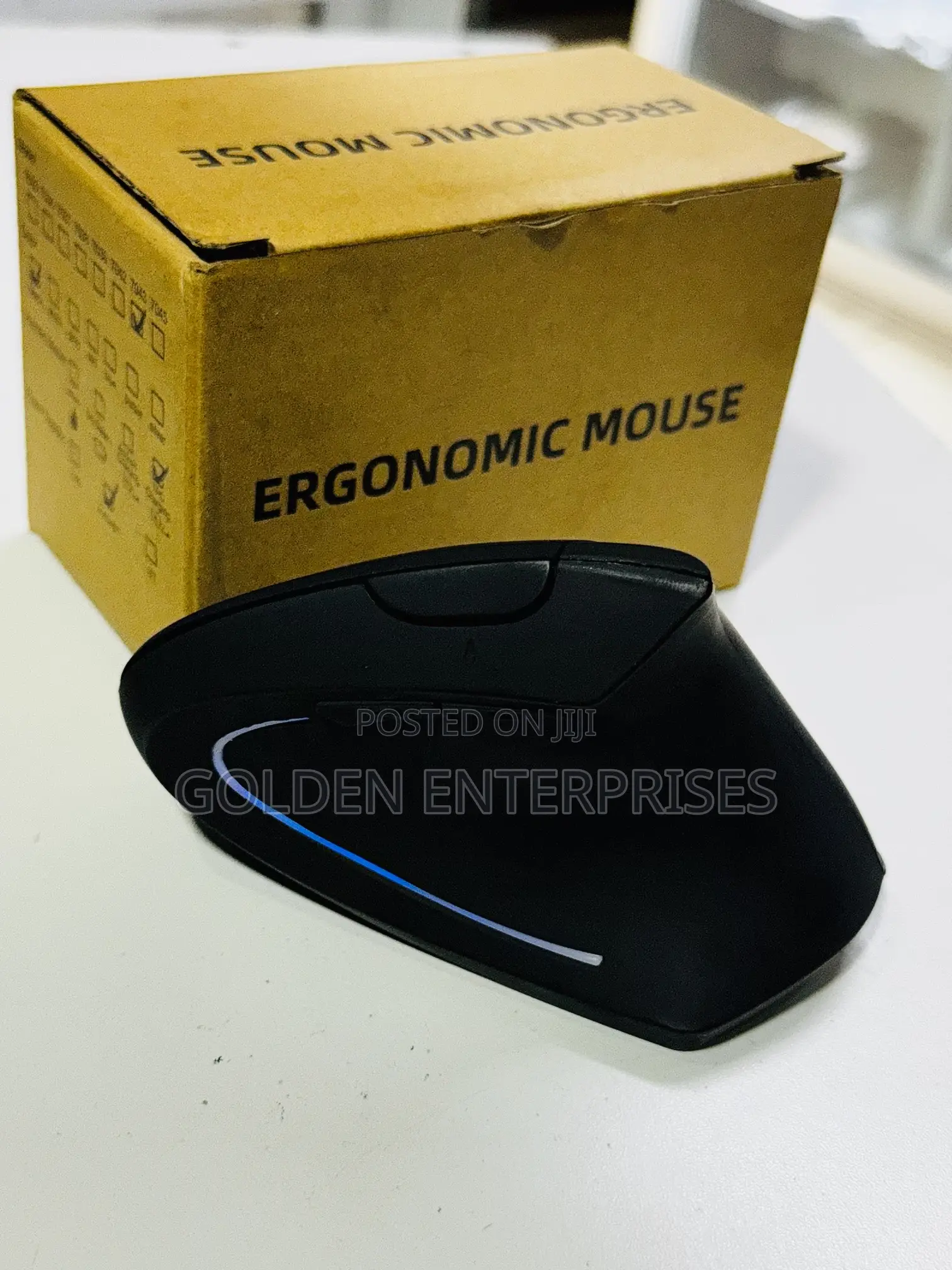 Led Wireless Vertical Ergonomic Mouse