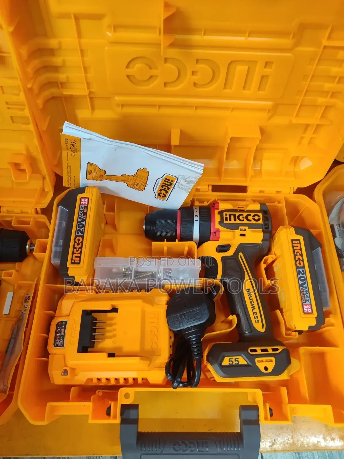 Cordless Ingco Brand Drill