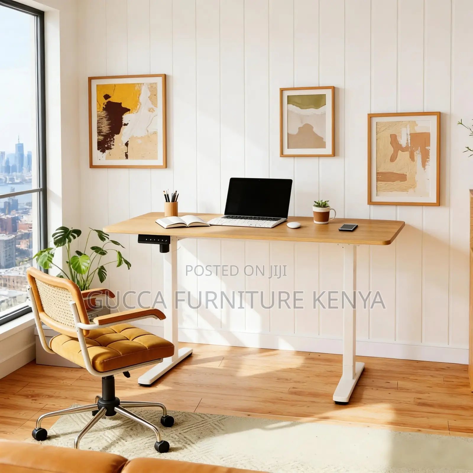 Imported 120cm Sitting Stand Electric Study Desk