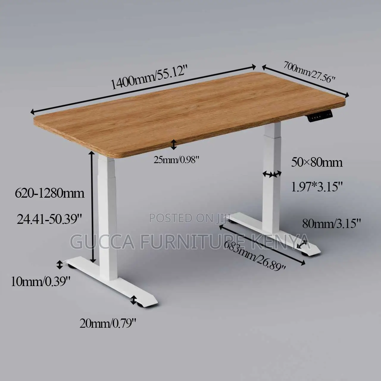 Imported 120cm Sitting Stand Electric Study Desk