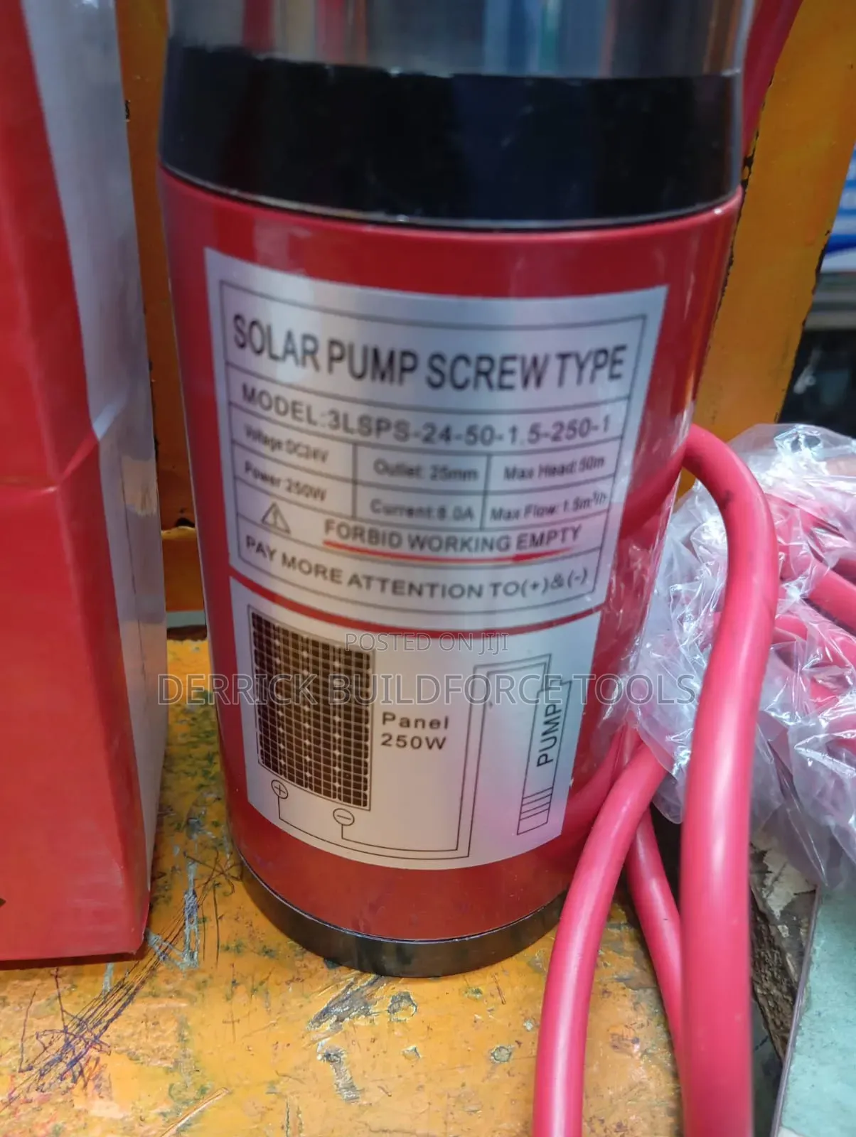 Tiger Solar Pump 50m 24v 250watts