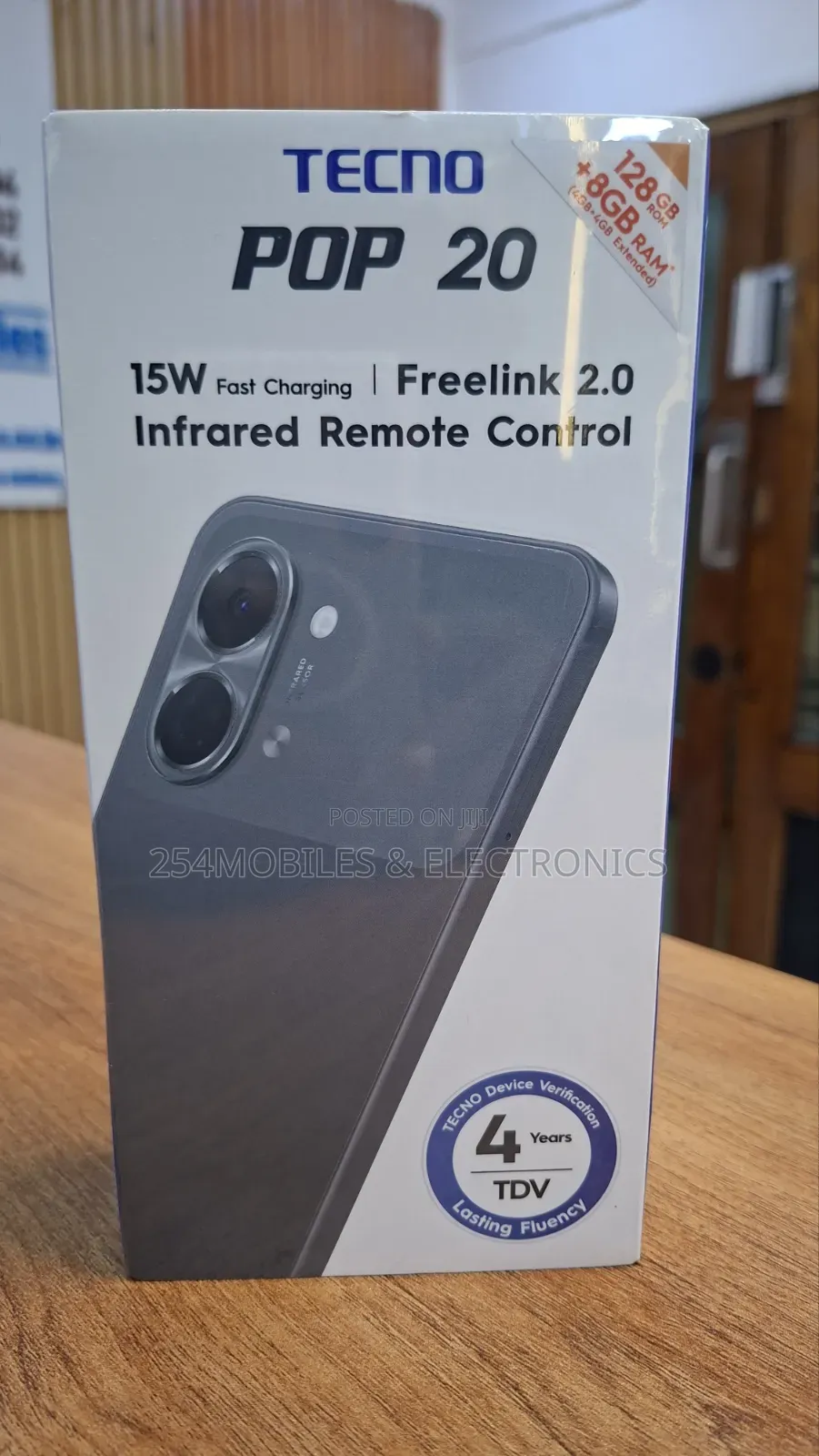 New Tecno Pop 20 128 GB Black