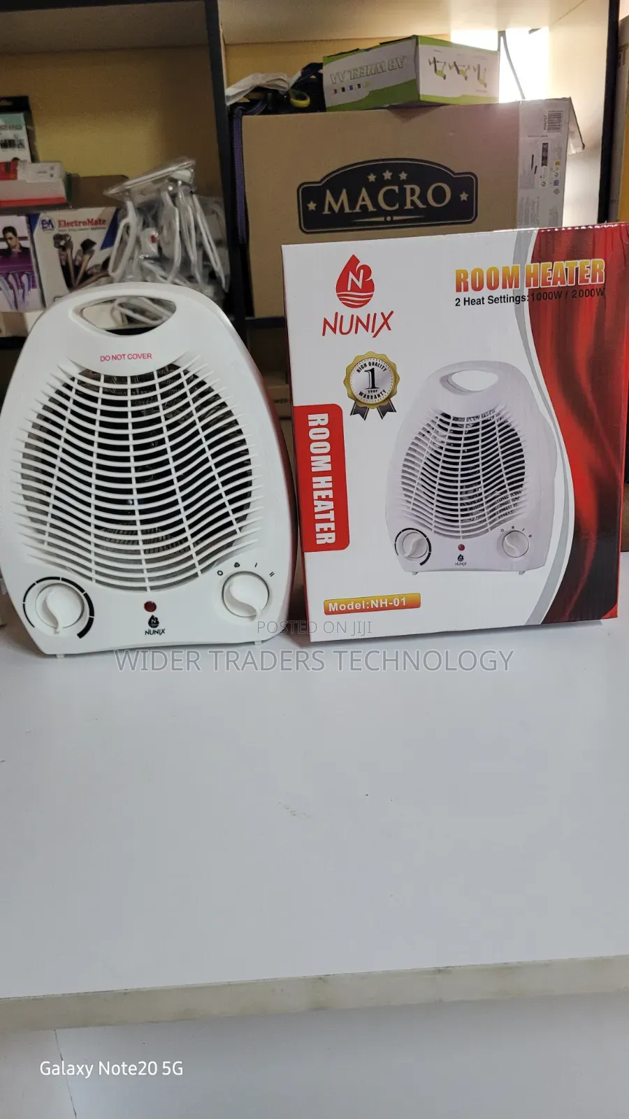 Nunix Nh-01 Portable Fan Heater