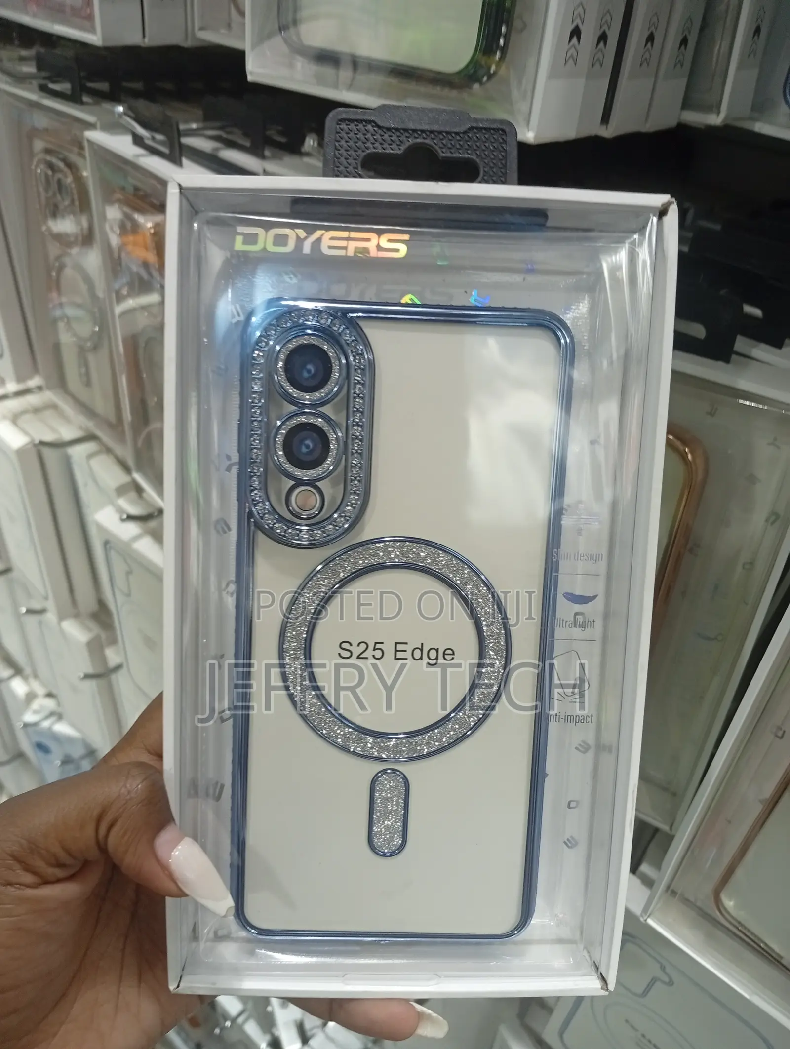 Samsung Galaxy S25 Edge Clear Tpu Case