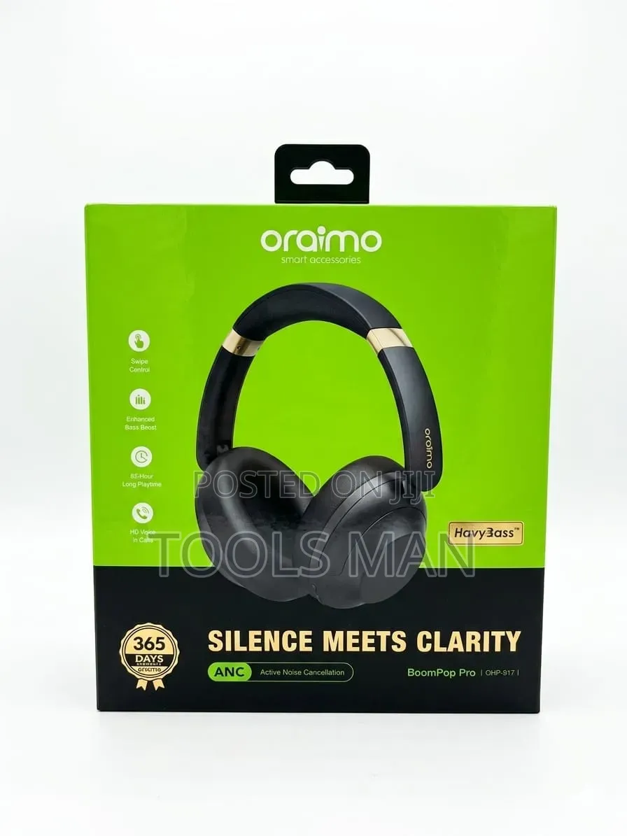 Oraimo Boompop Pro Anc Wireless Headphones Ohp-917.