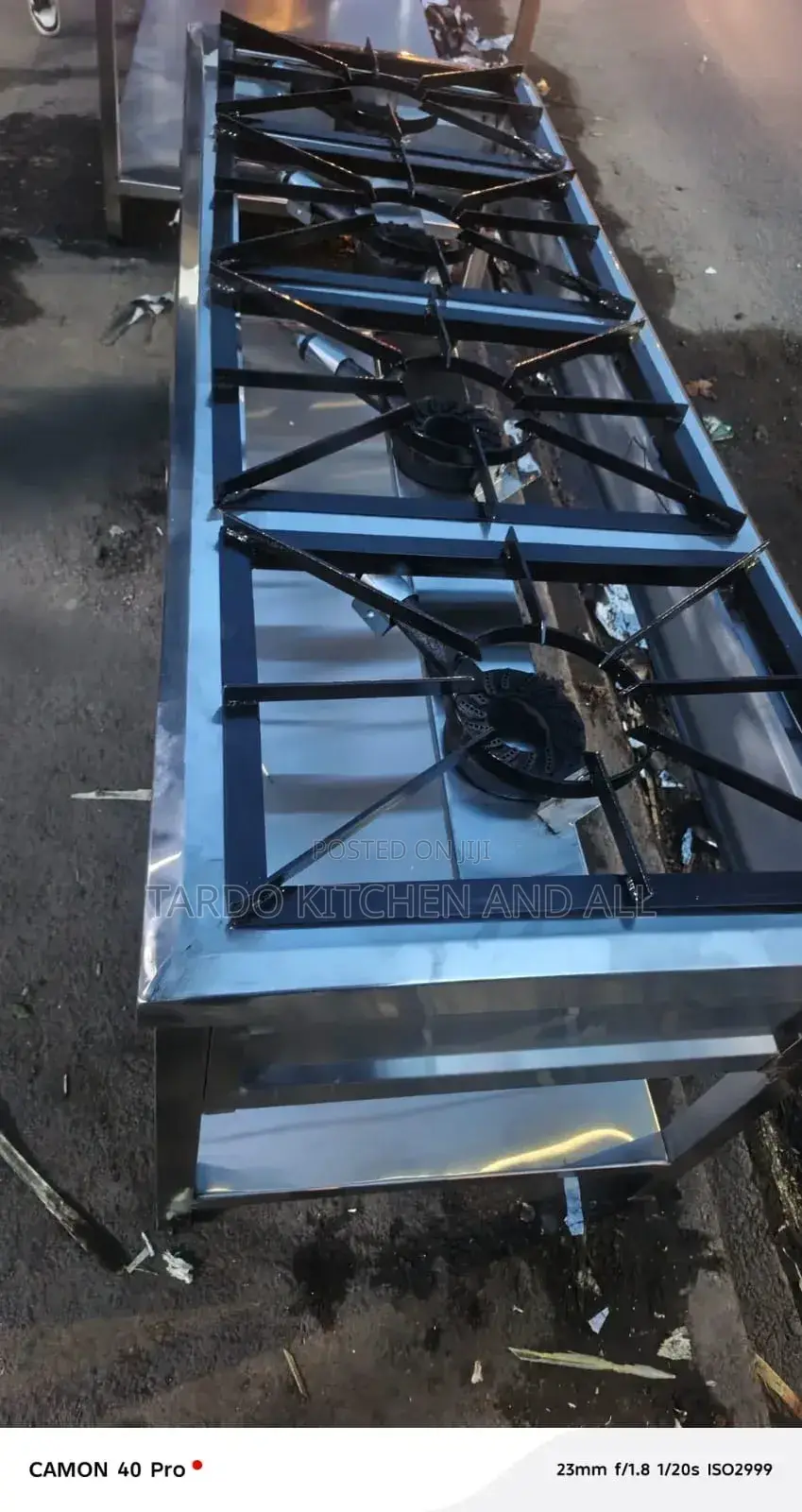 Four Burner Stainless Steel