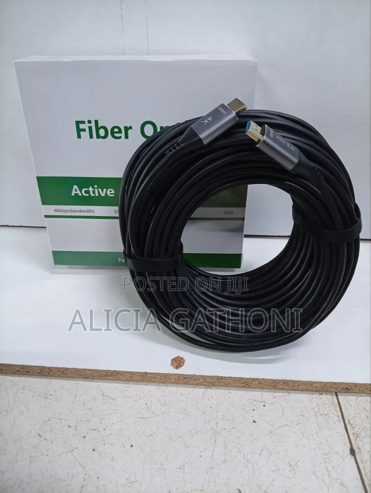 Hdmi Fiber Optical Cable 20meters 4kx8k New