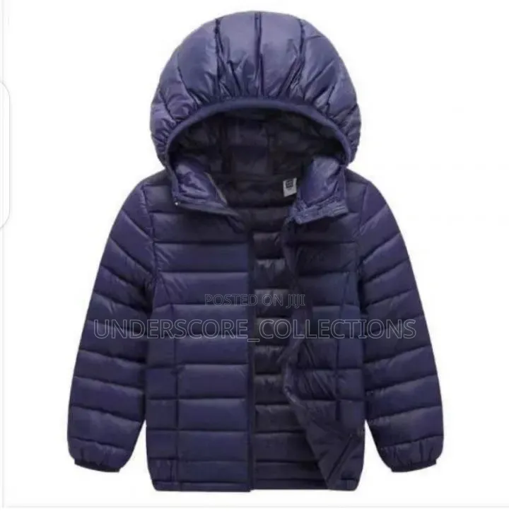 Unisex Winters Long Sleeved Hooded Jacket for Ages-4-12yrs