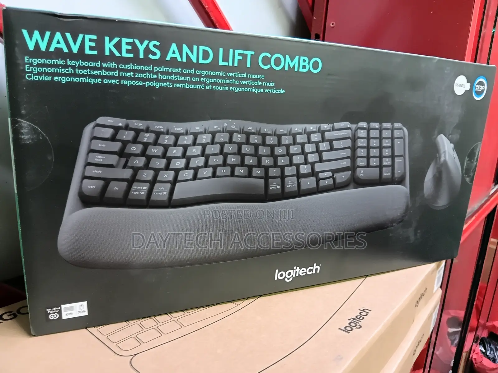 Logitech Wave Keys and Lift Combo – Ergonomic Keyboard and Mouse Combo