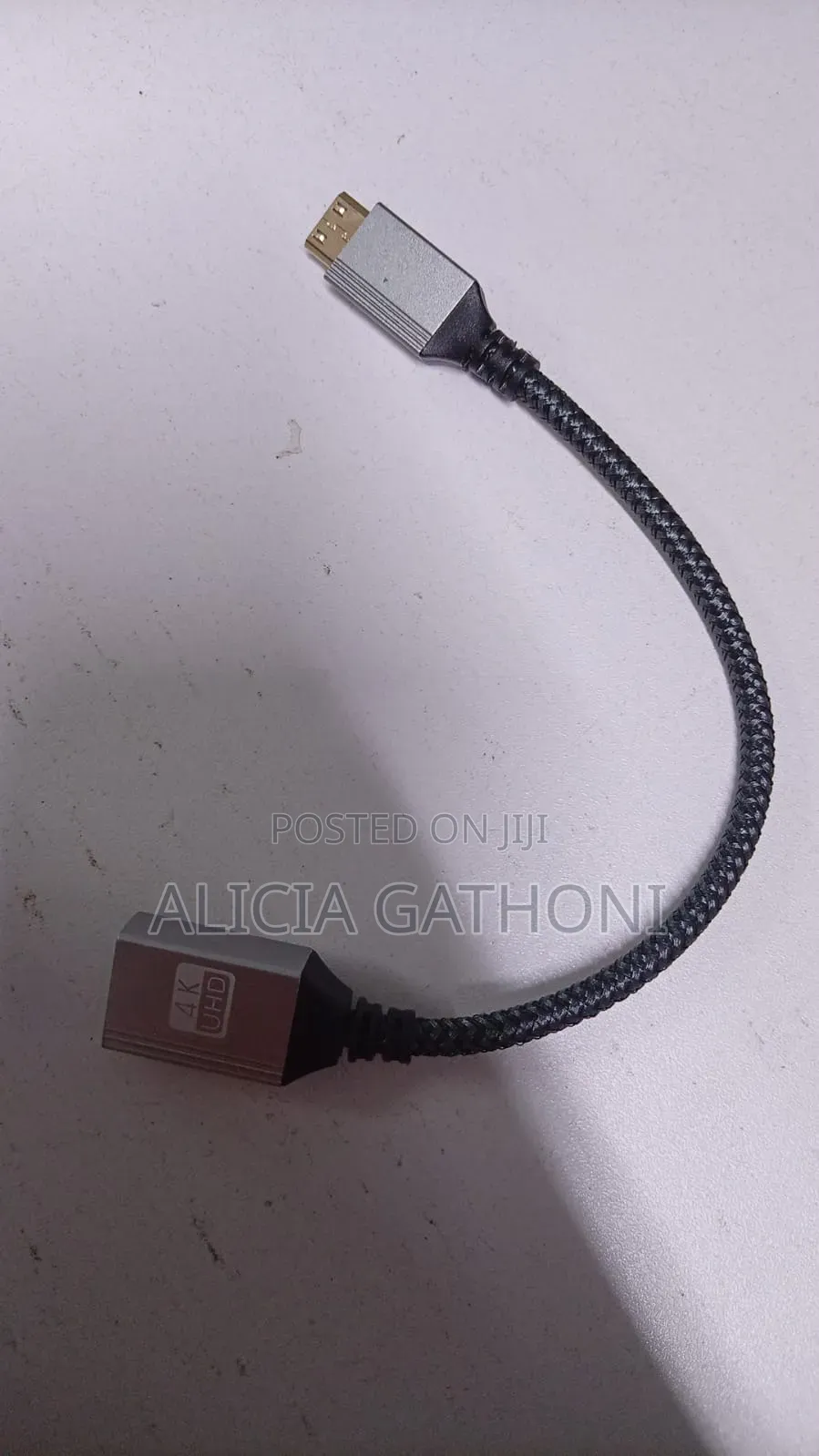 Mini Hdmi to Hdmi Adapter (Braided)