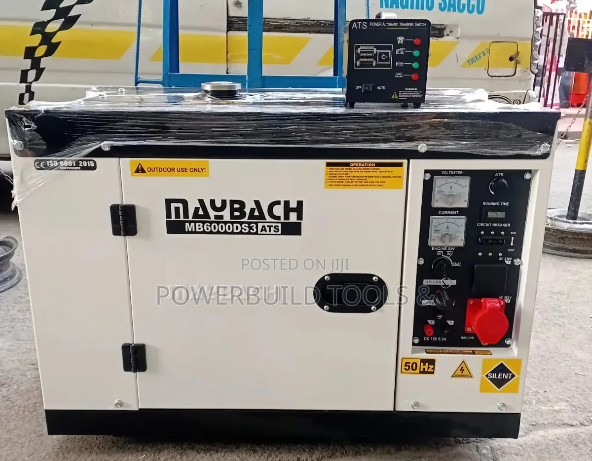Maybach 15kva 12kw Diesel Generator Three Phase With Ats