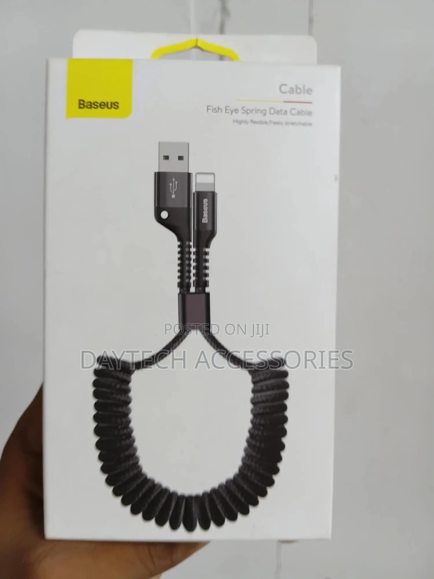 Baseus Fish Eye Spring Data Cable Usb For iPhone Lightining 2a 1m