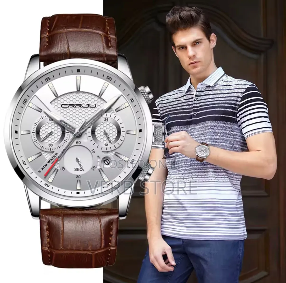 Crrju Chronograph Men Watch