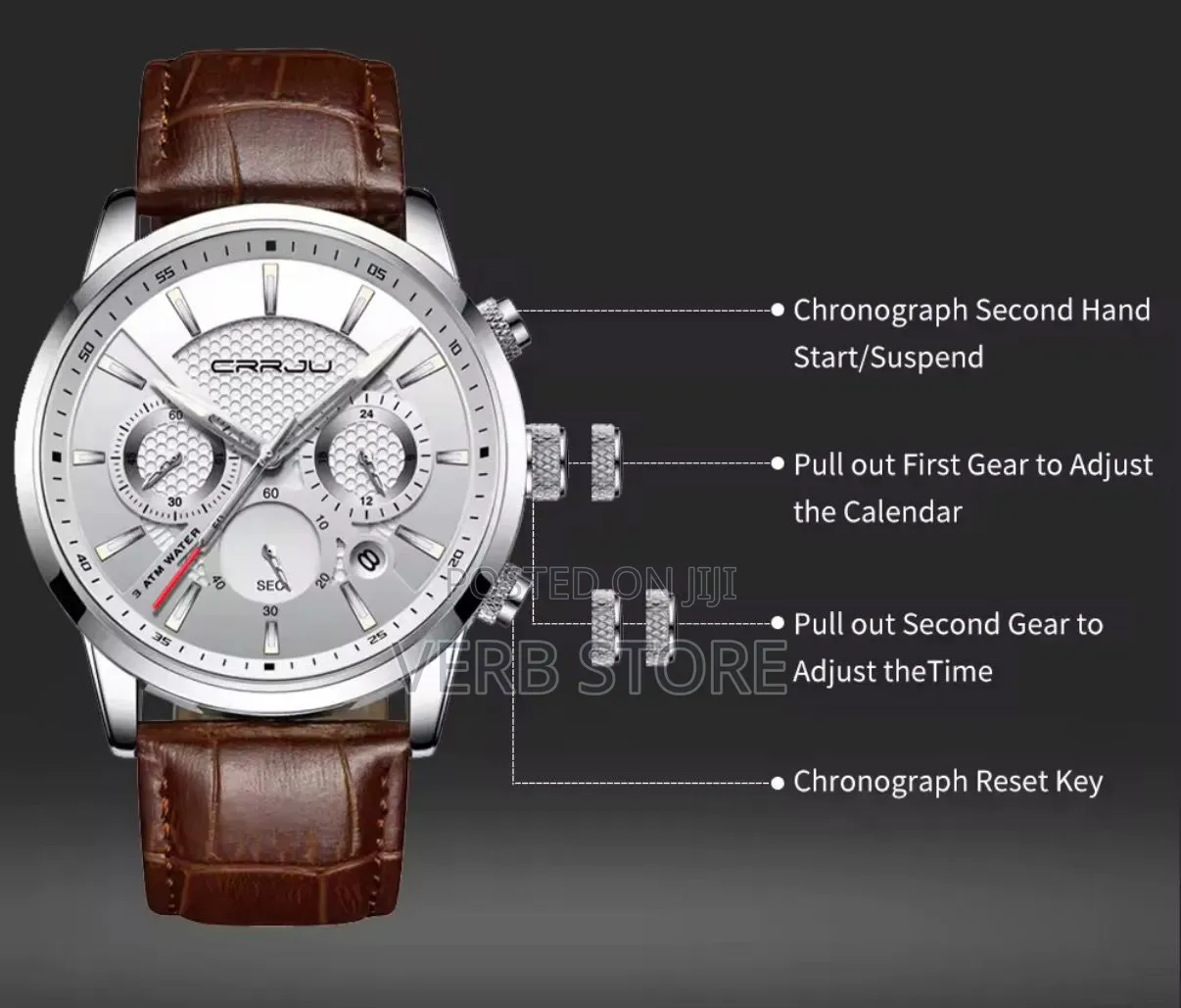 Crrju Chronograph Men Watch
