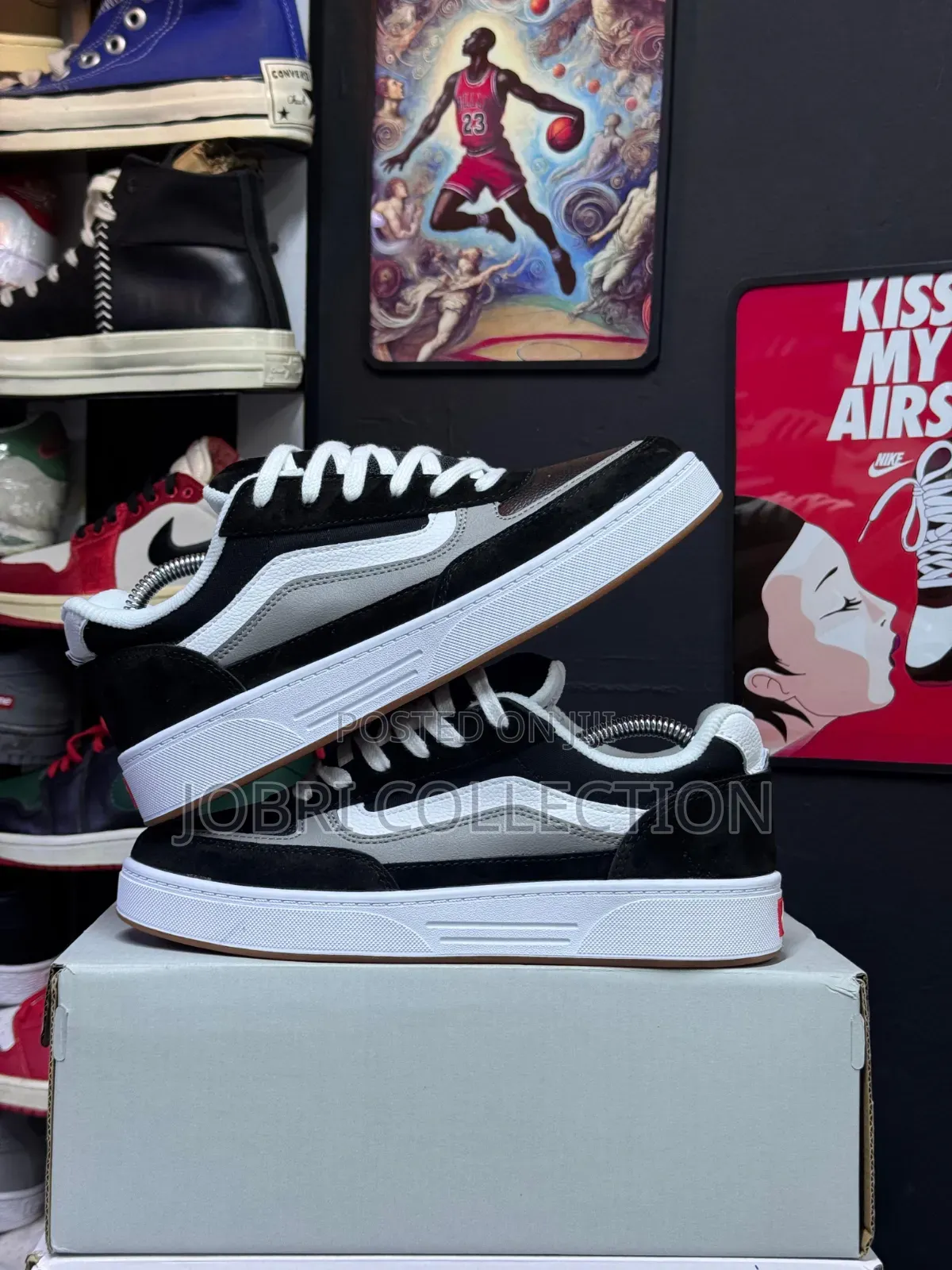 White Grey Vans Hylane Nineties Sneakers