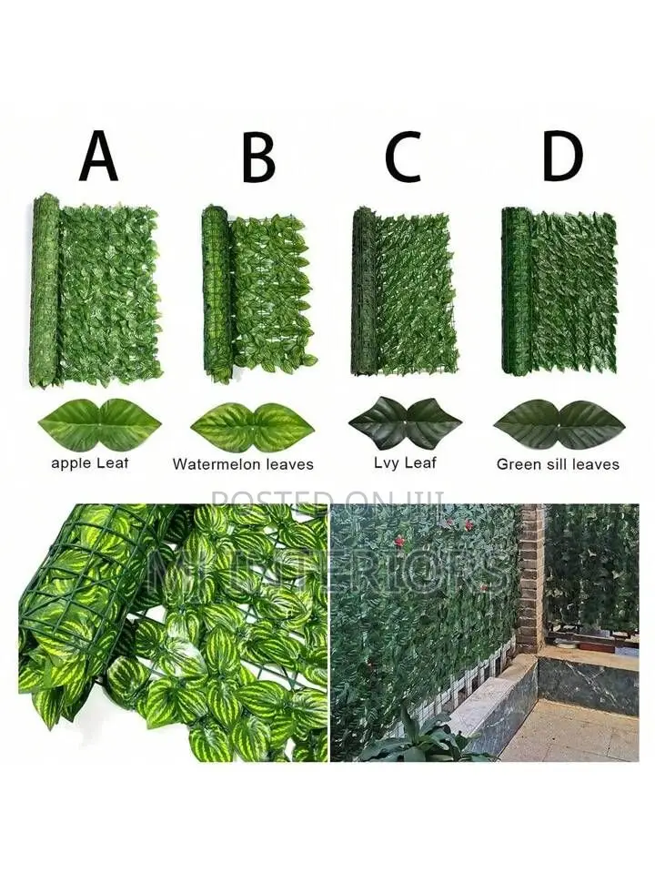Premium Artificial Green Privacy Hedge Fence - 1m X 3m Roll