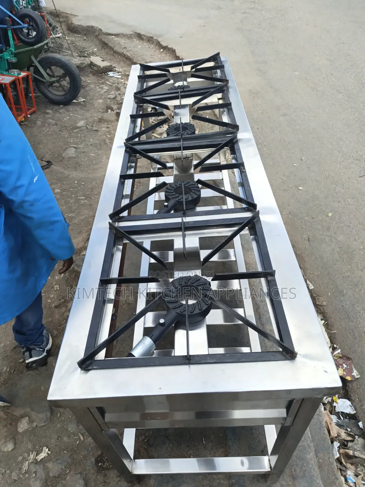 Stainless Steel Four Burner Cooker