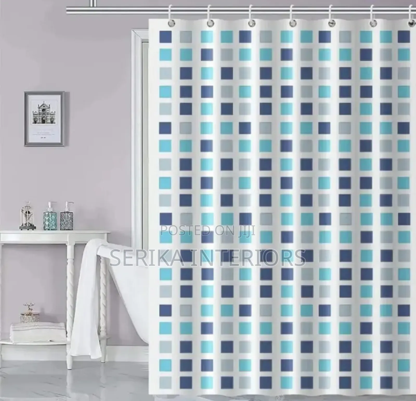 Polka Shower Curtains Shower Curtains Environmental Friendly Justice
