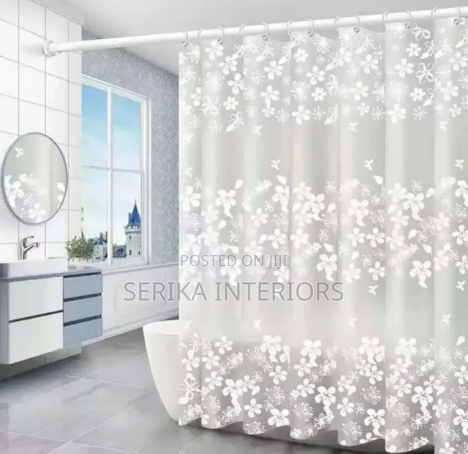 Silver Shower Curtains Shower Curtains Environmental Friendly Approved