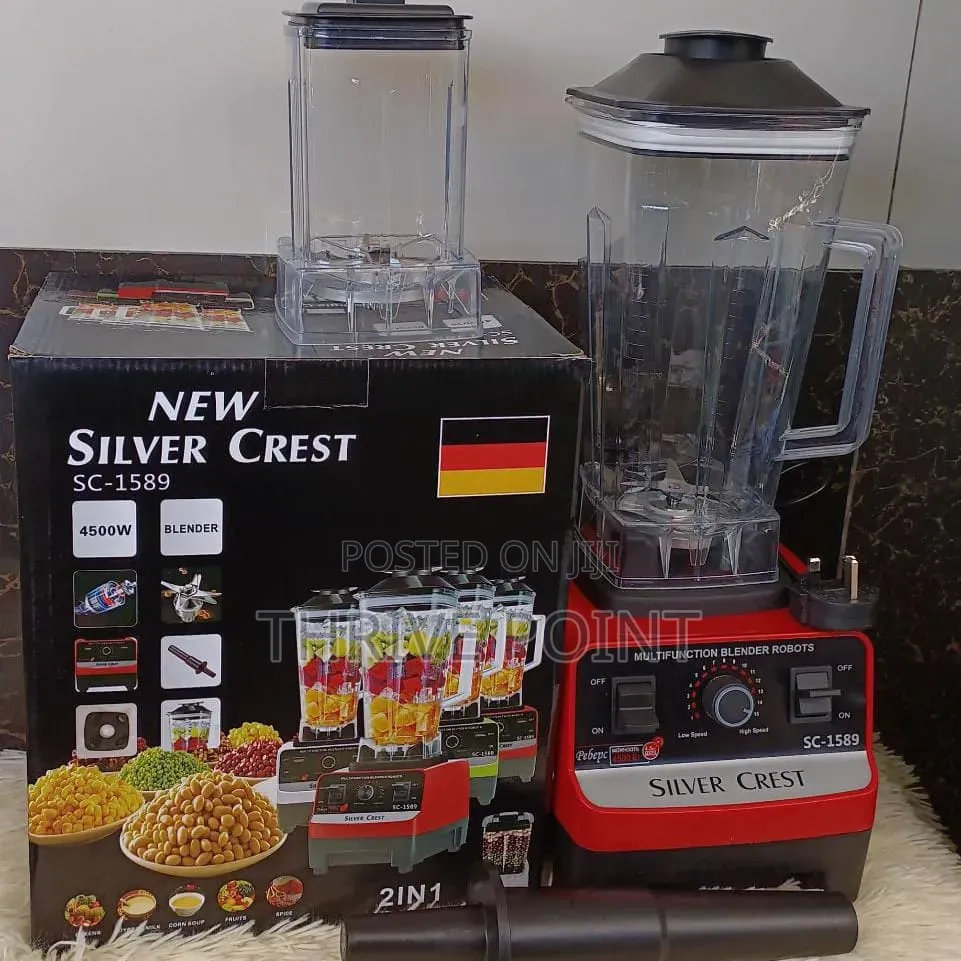 2 in 1 Silver Crest Blender