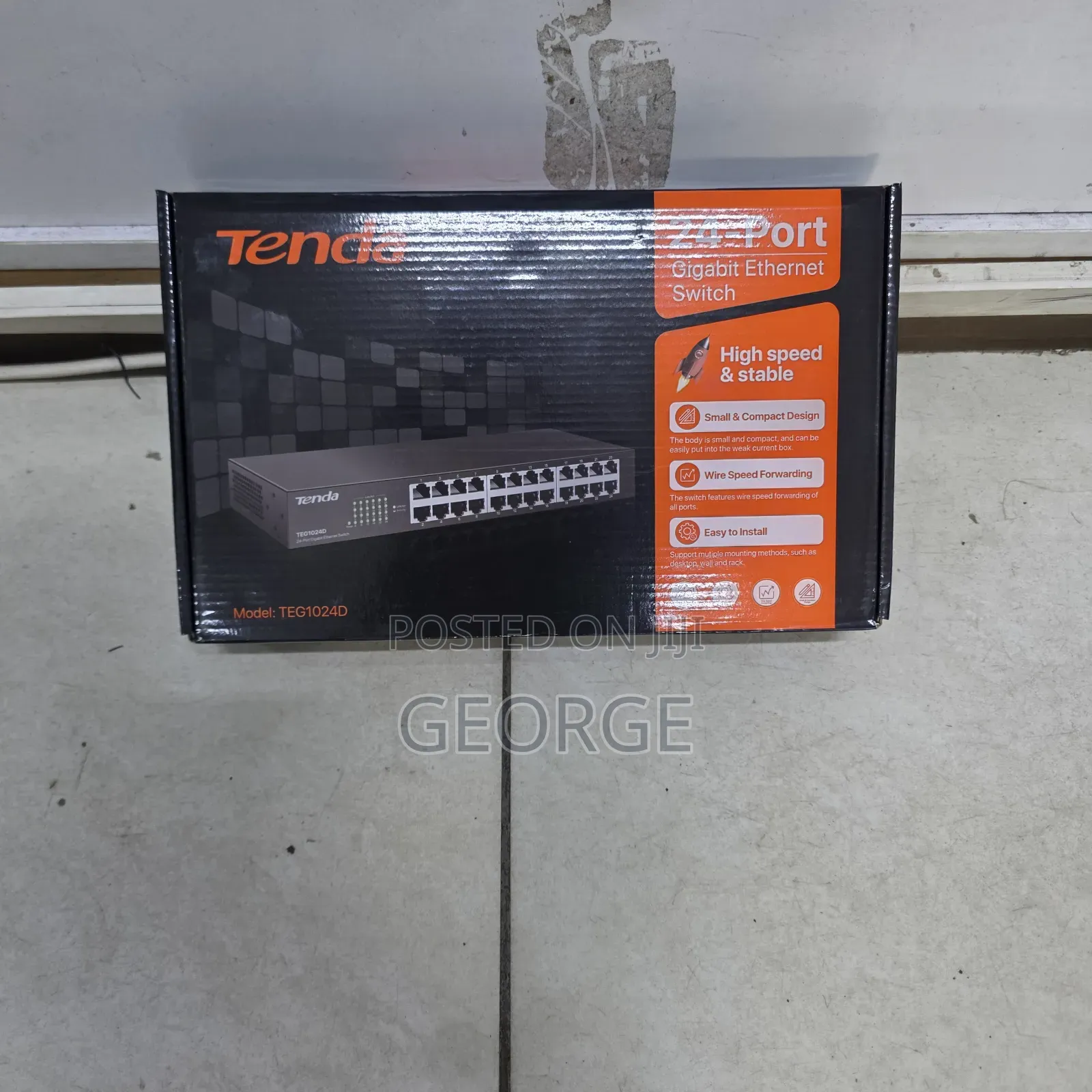 Rack Mount Tenda Teg1024d Gigabit Switch