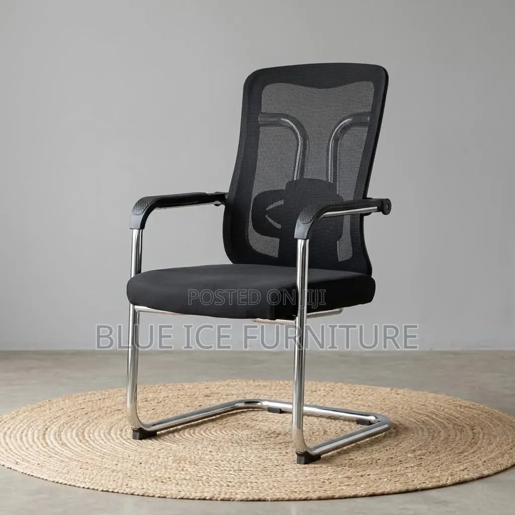 Office Waiting Area Chair With Lumbar Back Support