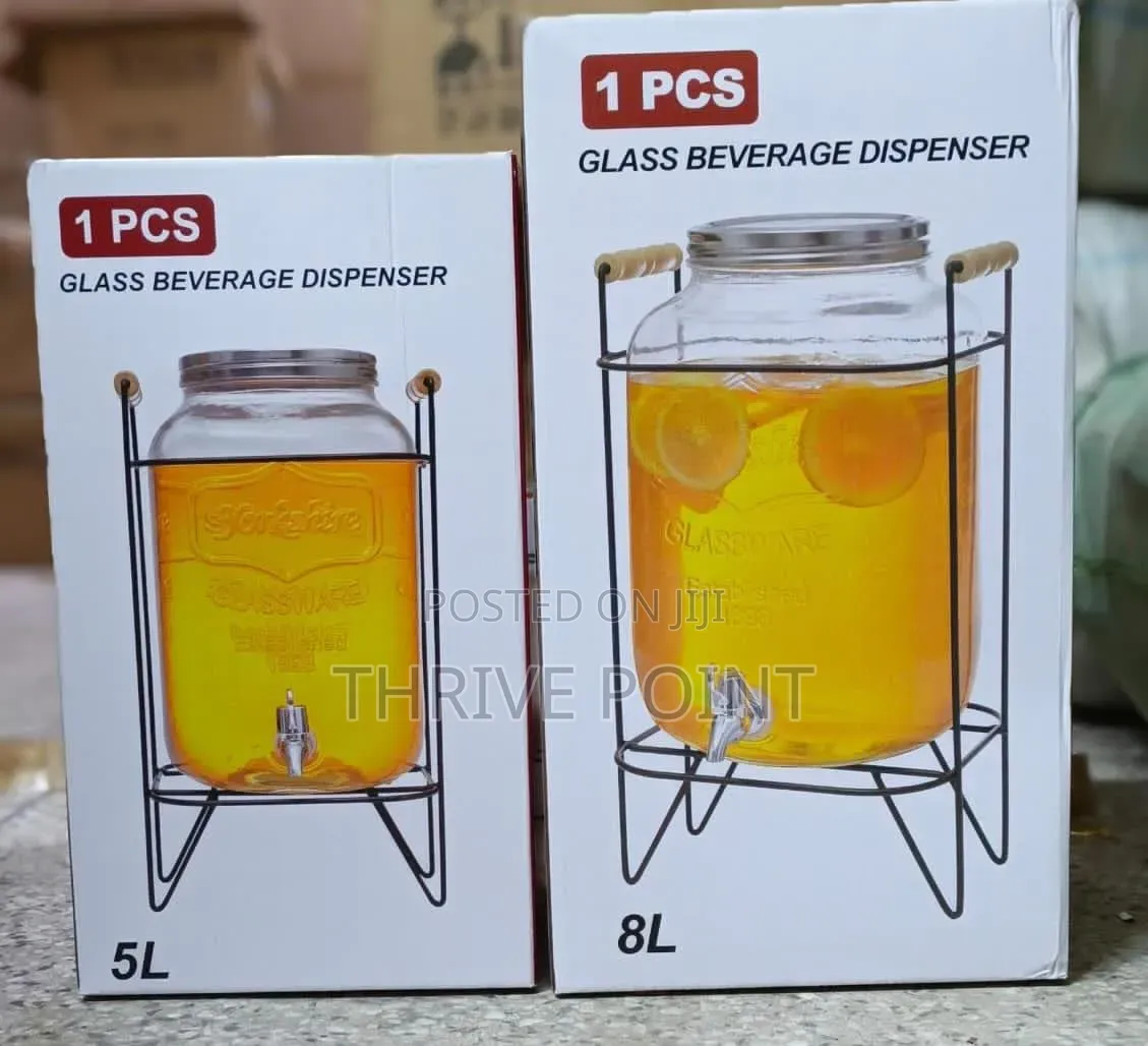Glass Juice Dispenser