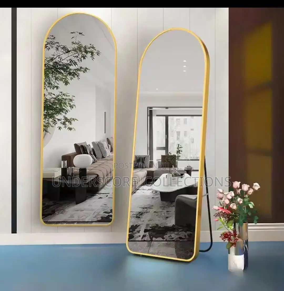 Full Body, Floor Mounted Mirror (One Piece)