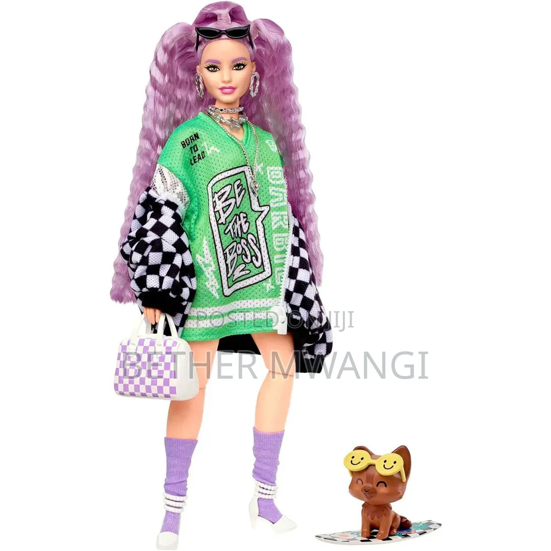 Barbie Extra Doll With Lavender Hair