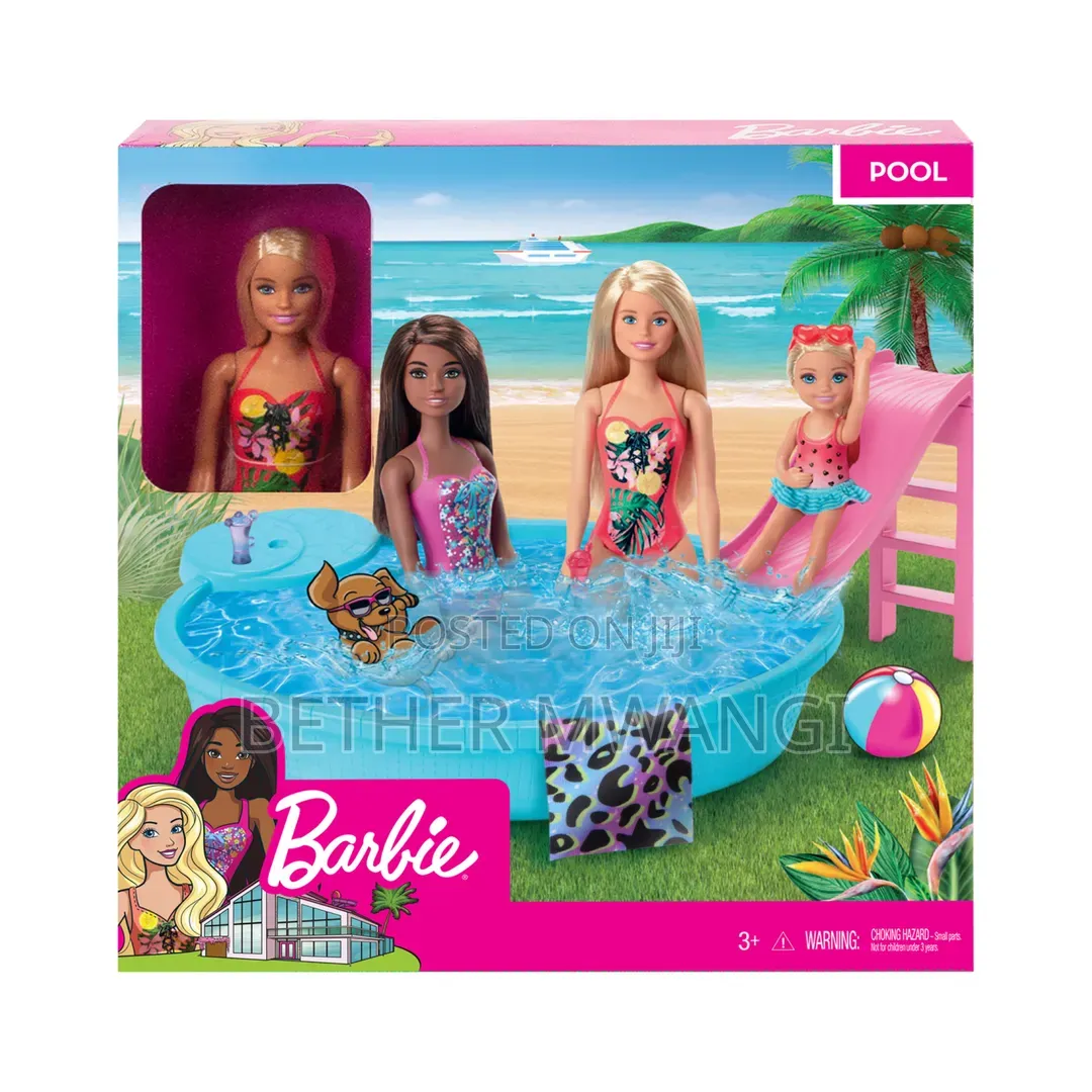Barbie Doll Pool Playset