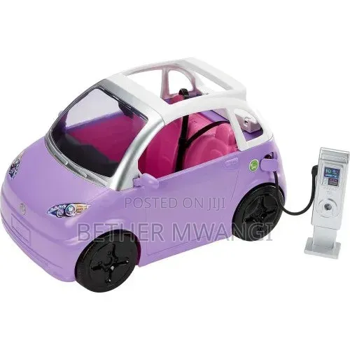 Barbie Electric Vehicle With Charging Station