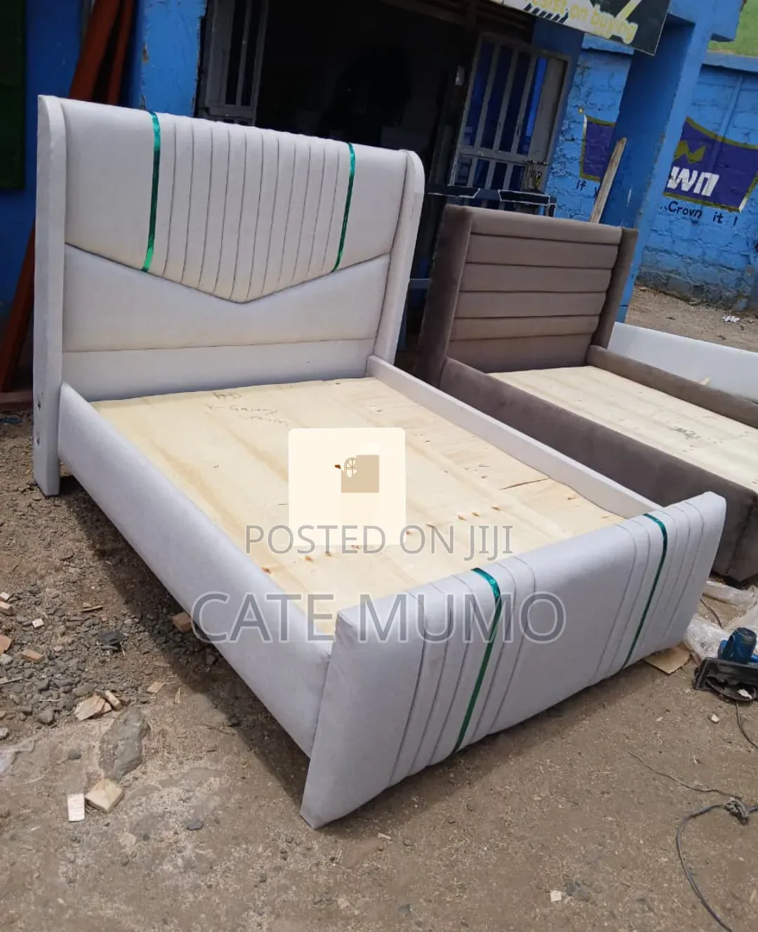 A Cream Mocket Bed