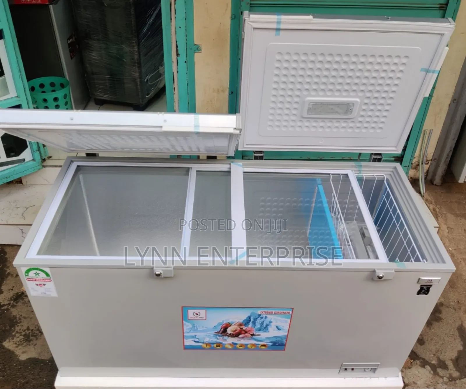 *Smartpro Freezer 500g Double Door 450l