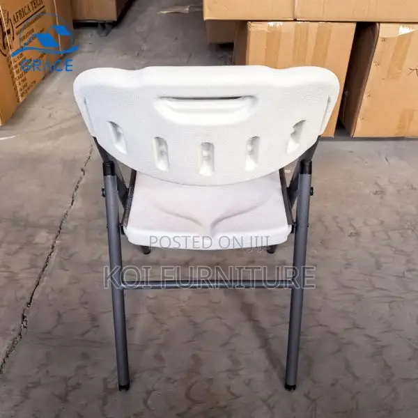 Office Chair : Gao05 Camping Foldable Chairs(White)