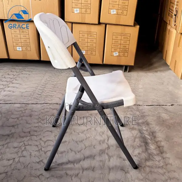 Office Chair : Gao05 Camping Foldable Chairs(White)