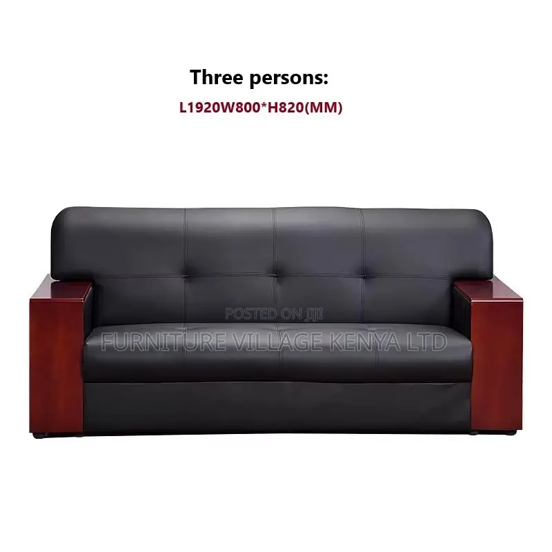 5-Seater Leather Ergonomic Executive Sofa Set