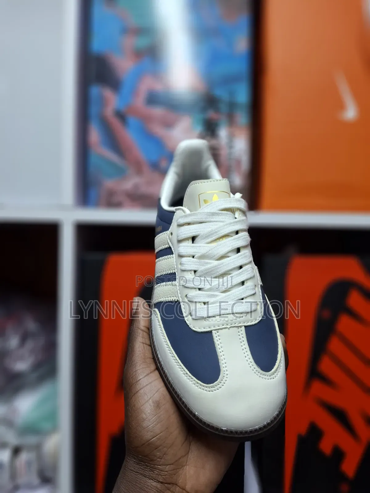 Adidas Samba Single Sole Blue/White - Classic Retro Sneakers