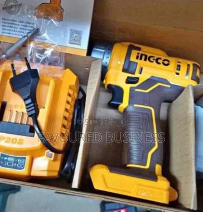Long Lasting Ingco Brushless Impact 20v Cordless Drill