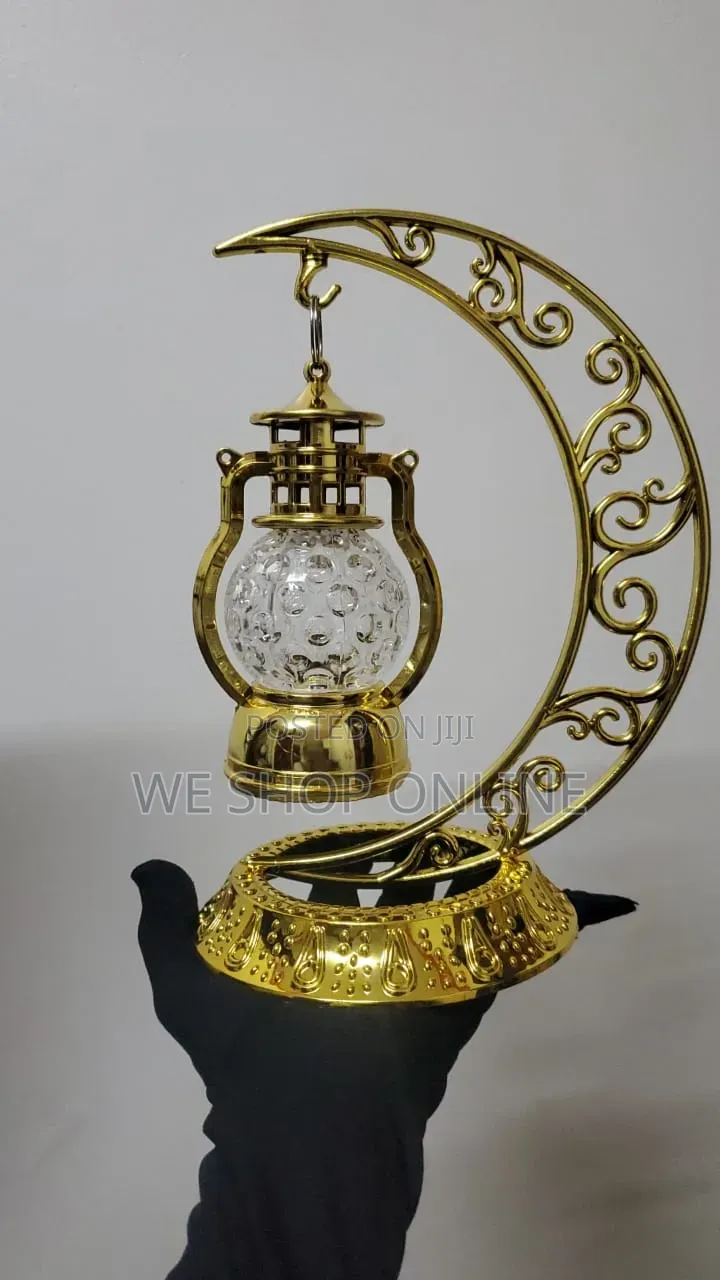 Turkish Mosaic Moon Lamp